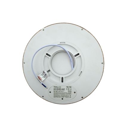 LED stropna svjetiljka LED/18W/230V 3000/4000/6500K pr. 23 cm smeđa